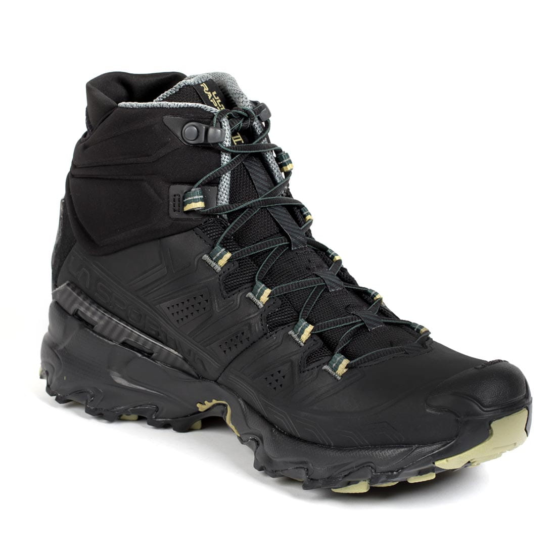Męskie buty trekkingowe La Sportiva Ultra Raptor II Mid Leather GTX - Black/Cedar